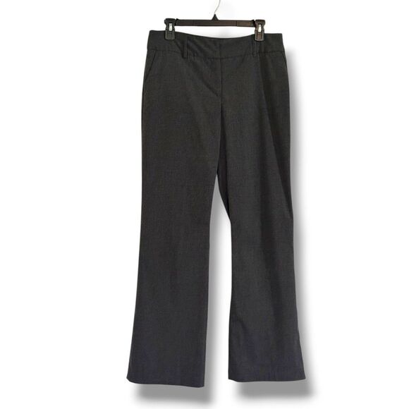 Dalia Collection Dark Gray Mid Rise Dress Pants Size 8 - Picture 1 of 7